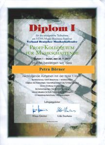 Diplom Music-Business-Seminar